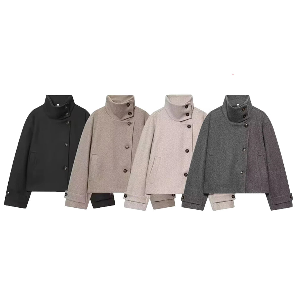 Women's Loose Polyester Winter Coat