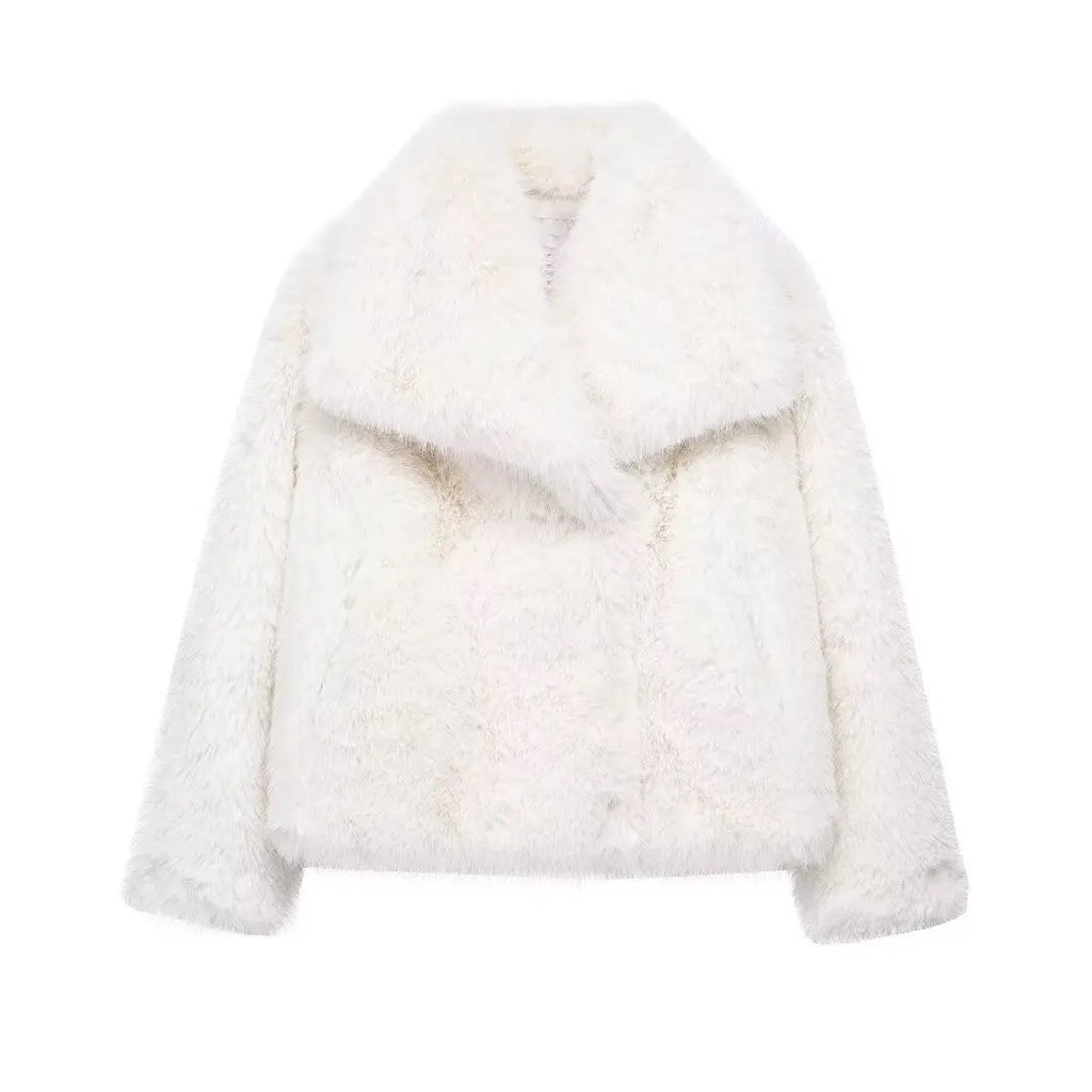Women's Polyester Casual Lapel Jacket