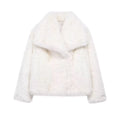 Women's Polyester Casual Lapel Jacket