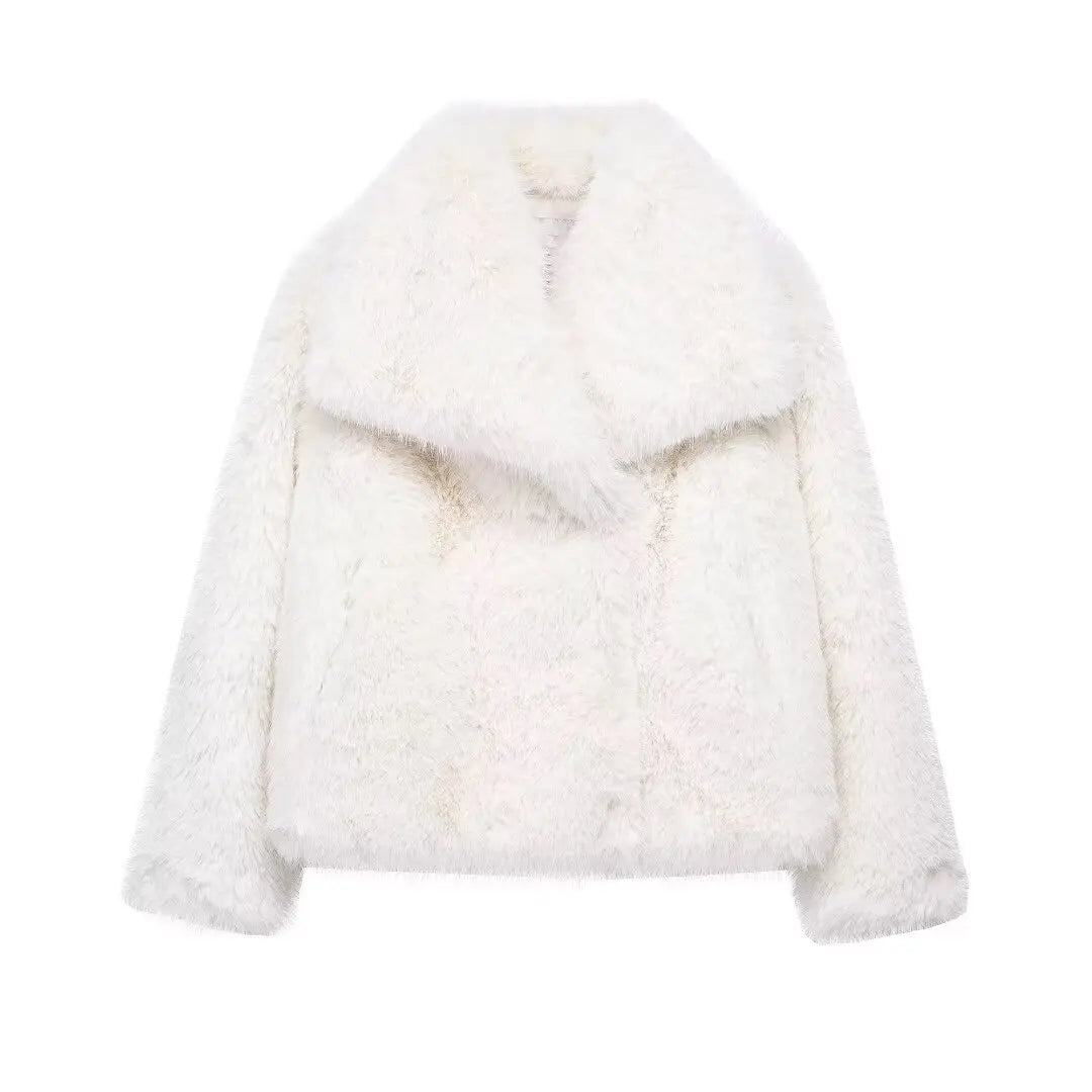 Women's Polyester Casual Lapel Jacket