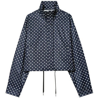 Women's Polka Dot Bomber Jacket