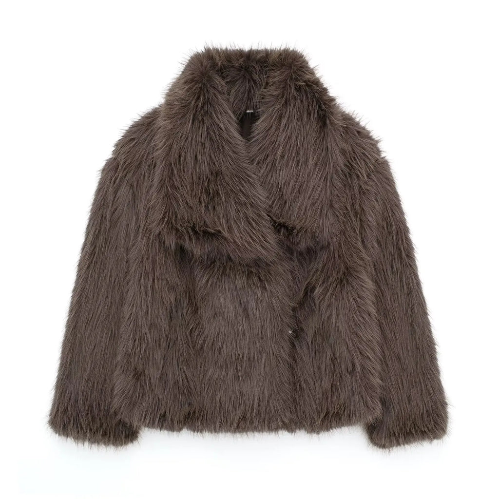 Women's Polyester Casual Lapel Jacket