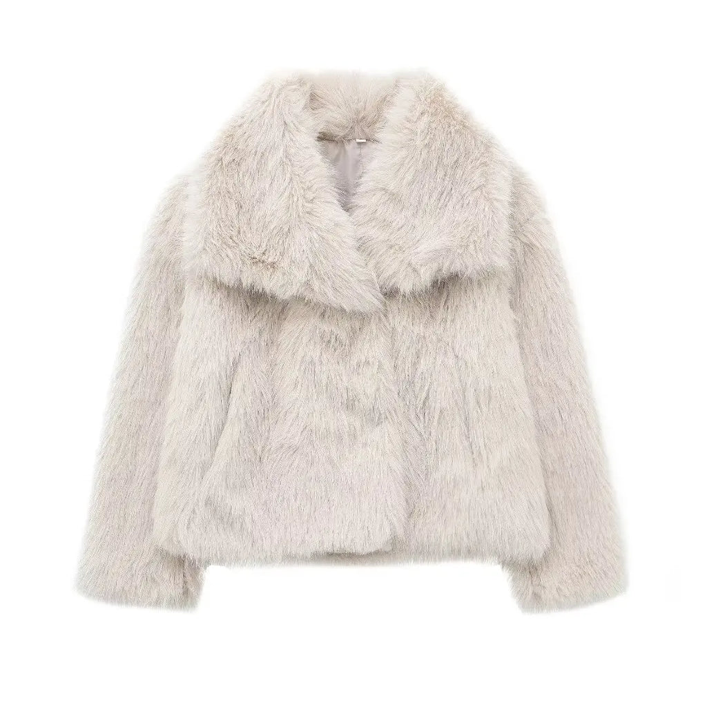 Women's Polyester Casual Lapel Jacket
