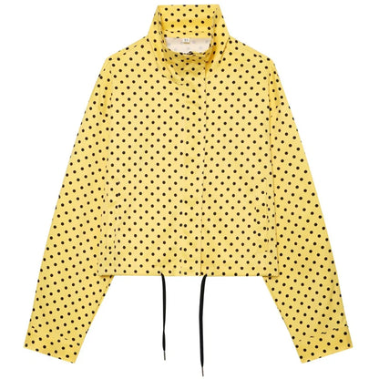 Women's Polka Dot Bomber Jacket