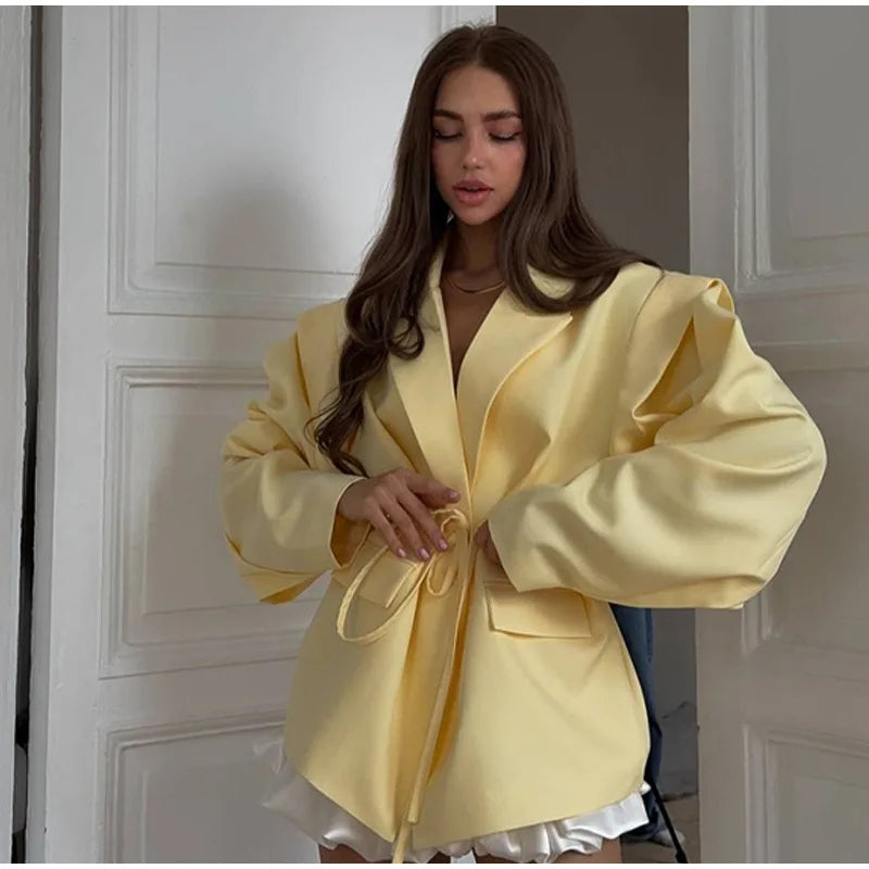 Women's Floral Printed Blazer Jacket