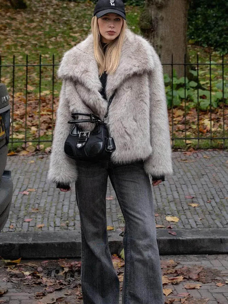 Women's Polyester Casual Lapel Jacket
