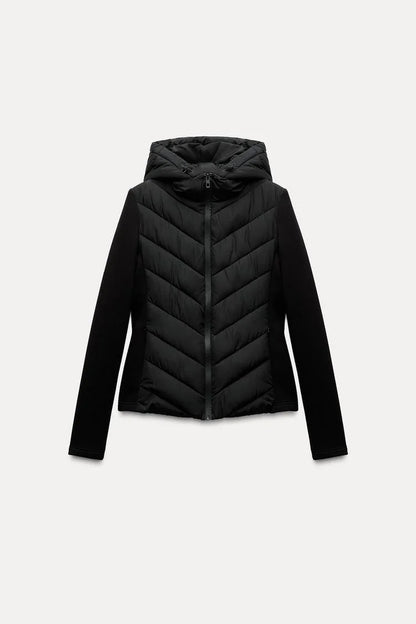 Winterjacke mit Kapuze aus Polyester für Damen