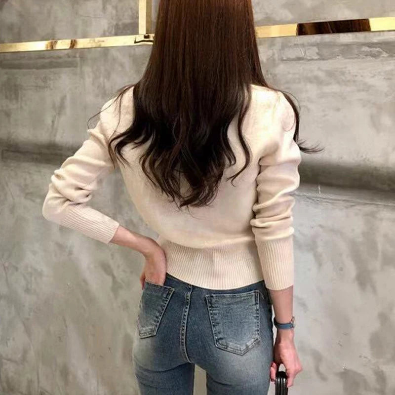 Women's Wool Cotton Knit Cardigan