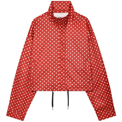Women's Polka Dot Bomber Jacket