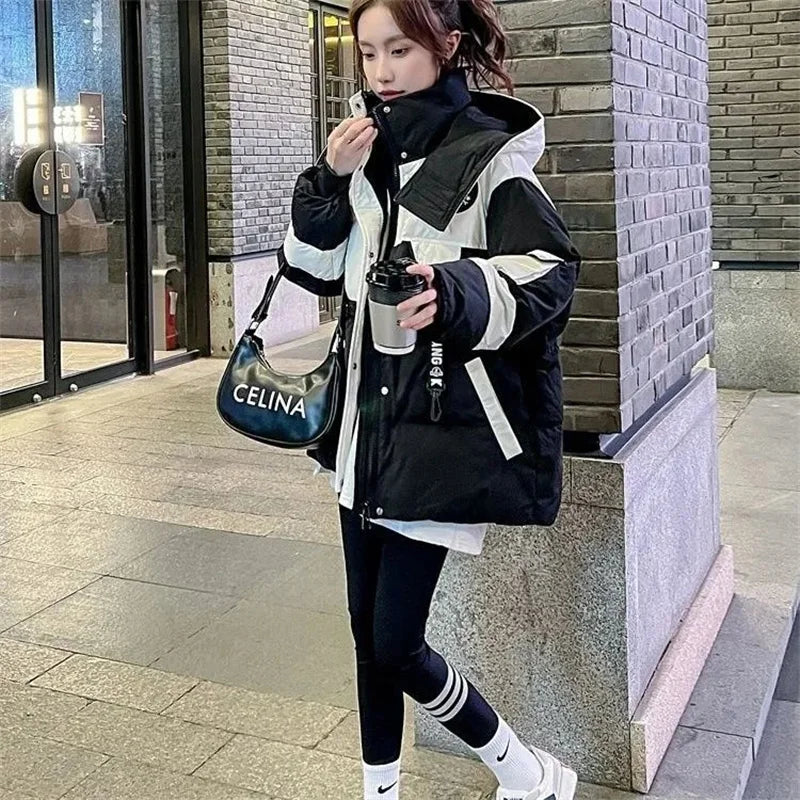 Women's Cotton Polyester Hooded Parka
