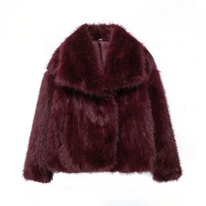 Freizeitjacke mit Revers aus Polyester für Damen