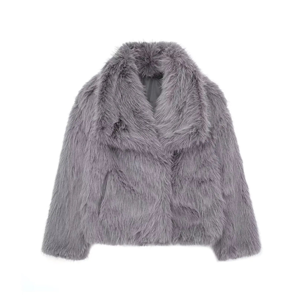 Women's Polyester Casual Lapel Jacket