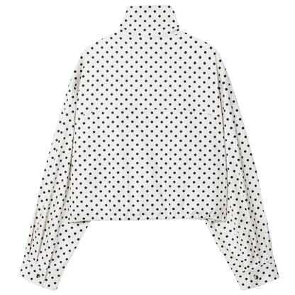 Women's Polka Dot Bomber Jacket