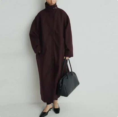 Women's Cotton Lyocell Long Coat