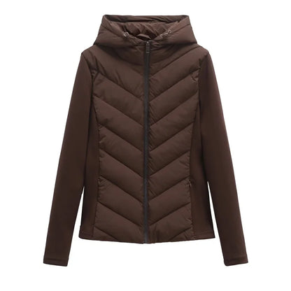 Winterjacke mit Kapuze aus Polyester für Damen