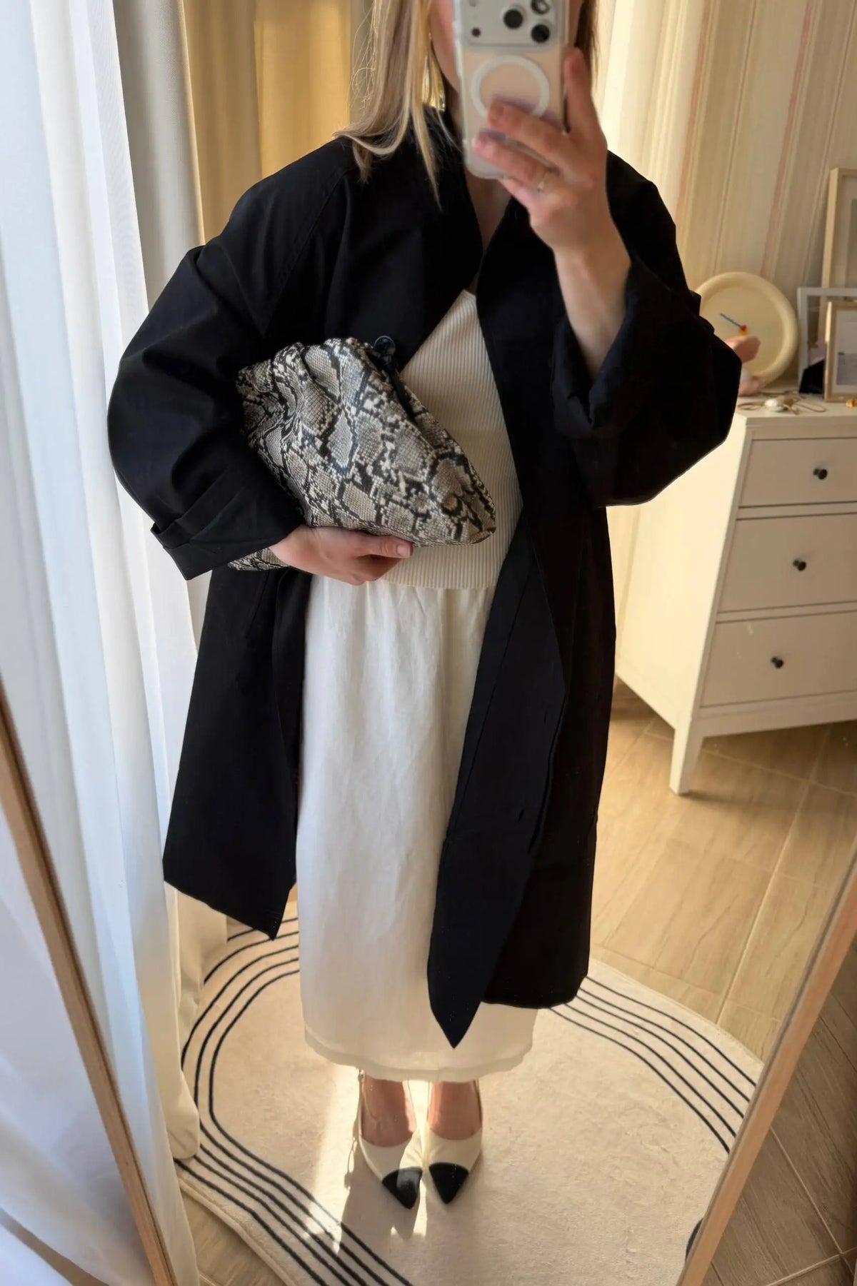 Women's Cotton Lyocell Trench Coat