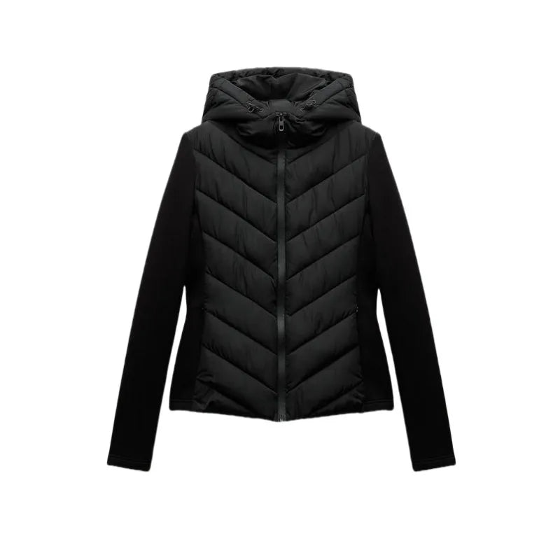 Women's Hooded Polyester Winter Jacket