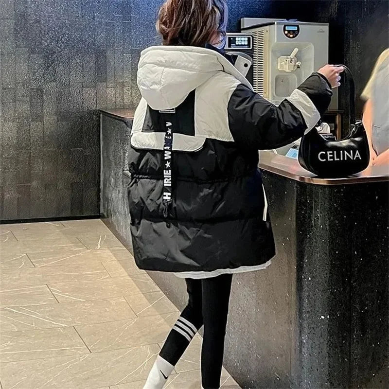 Women's Cotton Polyester Hooded Parka