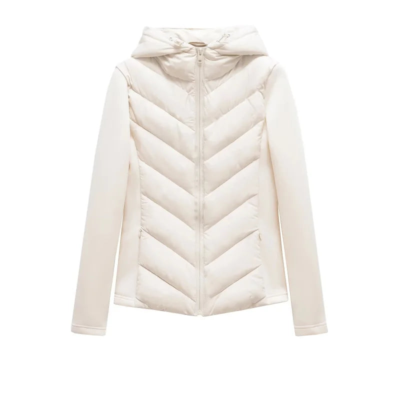 Women's Hooded Polyester Winter Jacket