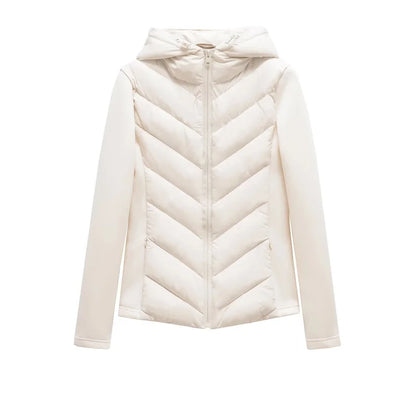 Winterjacke mit Kapuze aus Polyester für Damen