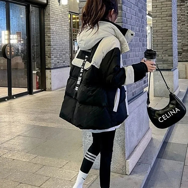 Women's Cotton Polyester Hooded Parka