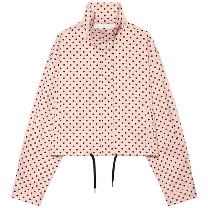Women's Polka Dot Bomber Jacket