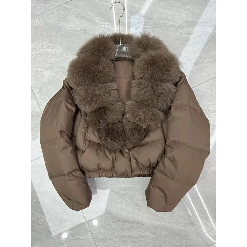 Dicke Polyester-Kapuzenjacke für Damen