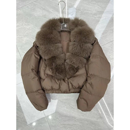 Dicke Polyester-Kapuzenjacke für Damen