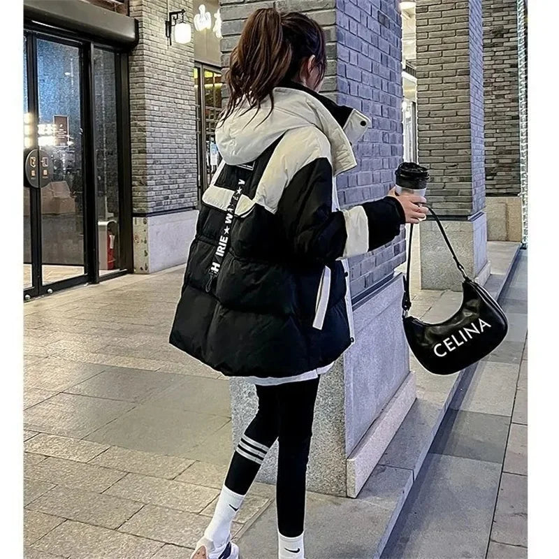 Women's Cotton Polyester Hooded Parka
