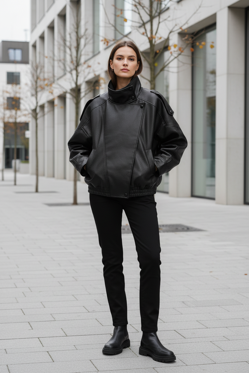 Black jacket lifestyle image