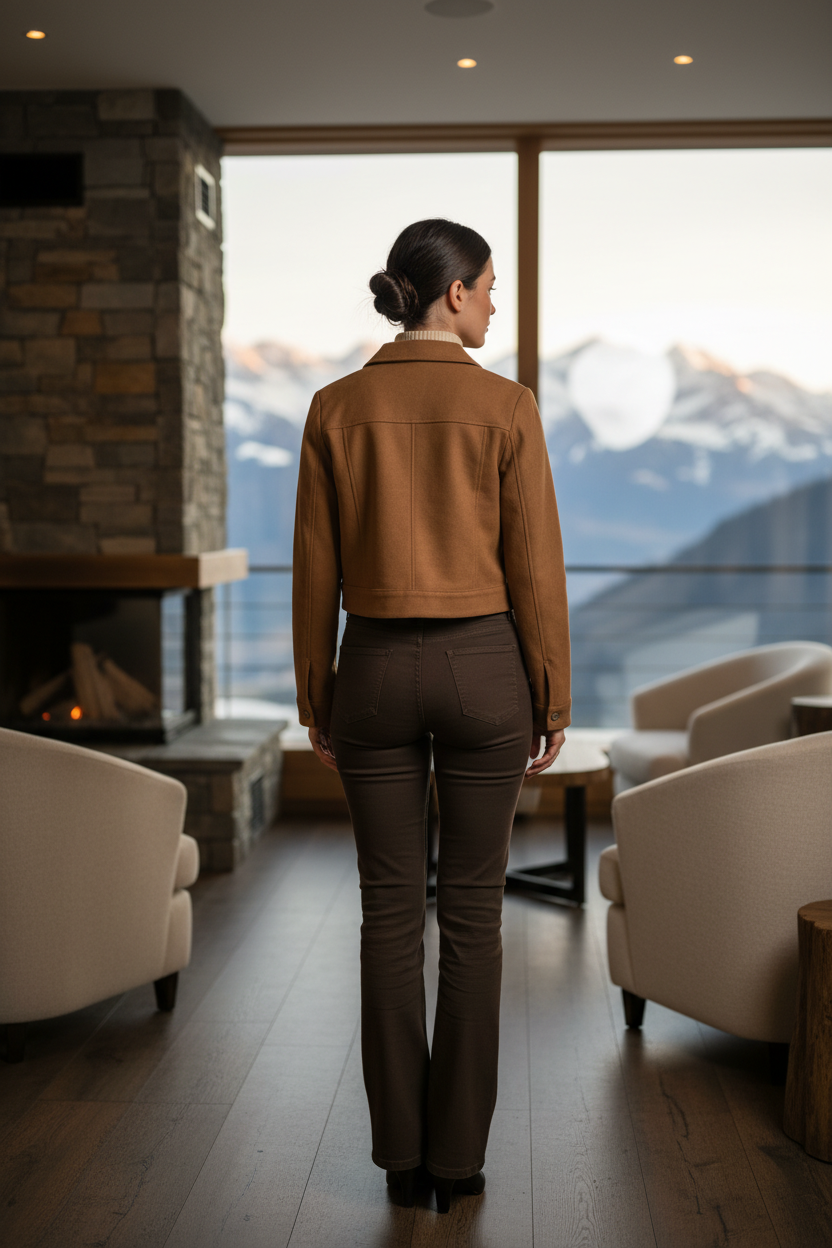 Women's Loose Polyester Zip Jacket